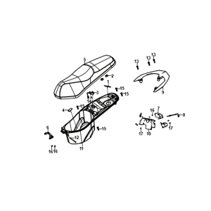 Buddyseat Helmträger Sym Jet 14