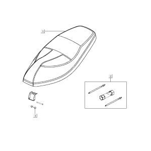 buddyseat Kymco Agility RS 4-Takt rot