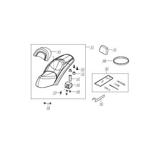 buddyseat Kymco Grand Dink 2-Takt Anthrazit