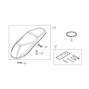Buddyseat Kymco People S 4-Takt Dunkelgrau