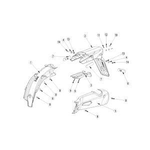 Bye-Bike Schutzblech hinten-Bye Bike Achterspatbord