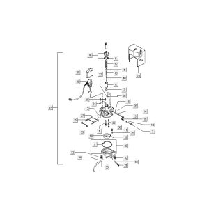 Vergaser-Choke Kymco Grand Dink 2-Takt Anthracite