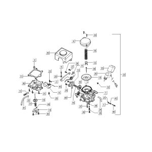 Vergaser-Choke Kymco Sento 4-Takt Spring Brown