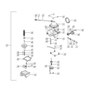 Vergaser Kymco MXU 500