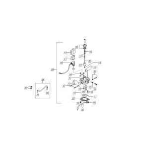 Vergaser - Choke Kymco B&W LC 2-Takt Silber