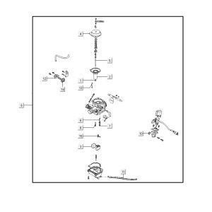 Vergaser AGILITY CITY 16 4T 125