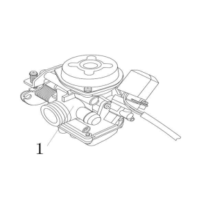 Vergaser AGM Ape50 schwarz