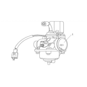 Vergaser China Venom schwarz