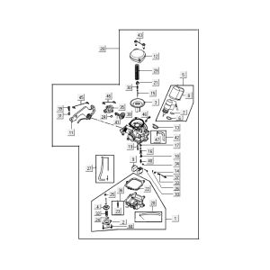 Vergaser Kymco Agility 12' 4-Takt Silber