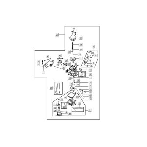 Vergaser Kymco Agility Fat 12' 4-Takt sportlich orange