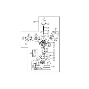 Vergaser Kymco Agility RS 4-Takt schwarz 11