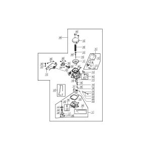 Vergaser Kymco Super 8 4-Takt (2007-2009) orange