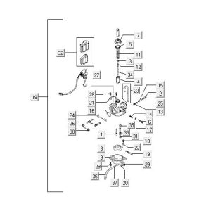 Vergaser Kymco MXU 50