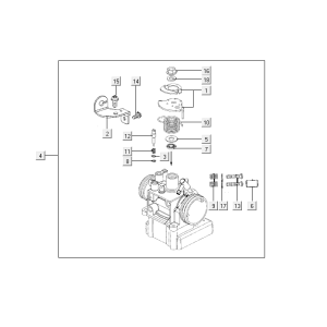 Vergaser Kymco Super8 Street 50i E4 Mattgrau