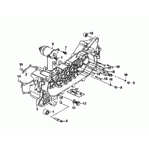 Kartell Deckel links Sym Mio 50I