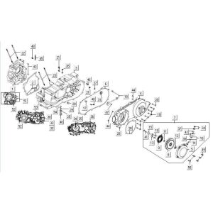 Kurbelgehäuse Kymco MXU 300R