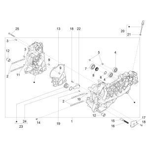 Carter Piaggio Beverly 300 IE ABS E4 2016—2020 (EMEA)
