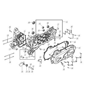 Carter Kymco Agility FR 12" 4-Takt euro4 weiß