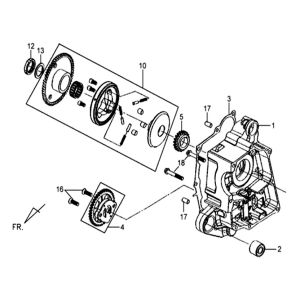 Ölpumpe rechts/Ölpumpe Sym Mio