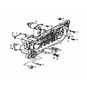 LINKE TURBOGEHÄUSEABDECKUNG Sym Orbit III Schwarz