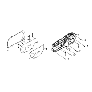 Kurbelgehäusedeckel links Sym Symphony ST 200I