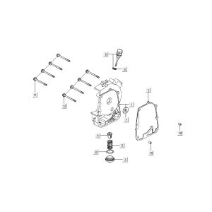 Sump 2 Kymco New Dink 4-Takt schwarz metallik