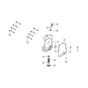 Sump 2 Kymco Super 8 Street 4-Takt rot