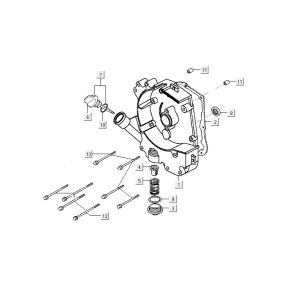 Sump Kymco Agility 12' 4-Takt schwarz