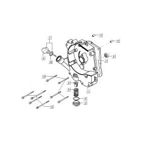 Oilhalf Kymco Agility Fat 12' 4-Takt Techno Silber