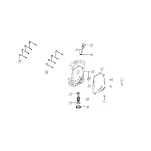Sumpf halb Kymco Super8 4-Takt ab 2009 weiß