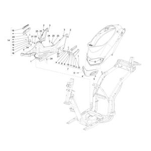 Trittbrett Piaggio Liberty 4-Takt