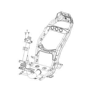 Fahrgestell /Rahmen Piaggio Zip 50 SP 2006-2013