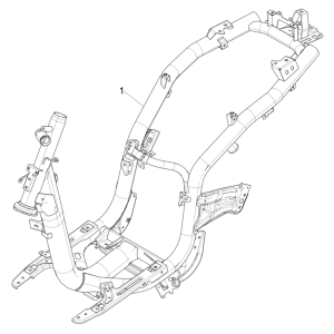 Piaggio Liberty 50 4-Takt-Fahrwerk/Rahmen (IGET Euro 5)