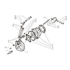 Zylinder Beta ARK-Tribe LC orange 2009 2-Takt