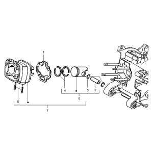 Zylinder Gilera Runner 98-2005 2-Takt