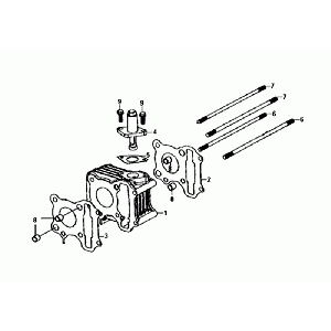 Zylinder Sym Fiddle III Euro 4