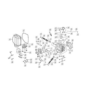 Zylinder Kymco Like 4-Takt Tecno Silber wie T T 2015
