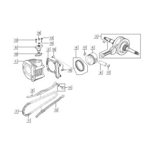 Zylinder Kymco People One 125i