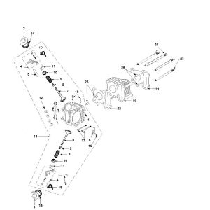Zylinder Peugeot Speedfight 3 4-Takt
