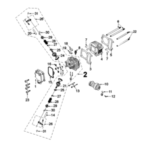 Cilinder Peugeot Tweet 125 EFI YO N SBC E4 2018-2020
