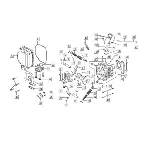 Zylinderteile Kymco Agility RS 4-Takt schwarz 11