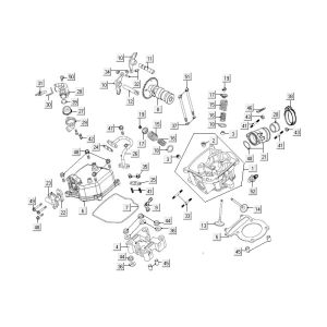 Zylinderkopf Kymco MXU 300R