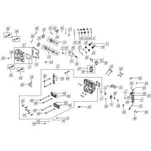 Zylinderkopf Kymco MXU 500