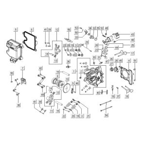 Zylinderkopf+Ventildeckel Kymco Downtown 125i