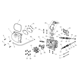 Zylinderkopf AGM Ape50 braun