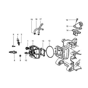 Zylinderkopf Gilera Runner 98-2005 2-Takt