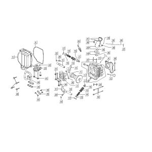 Zylinderkopf Kymco Carry 4-Takt weiß