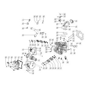 Zylinderkopf Kymco Xciting 400i Yellow