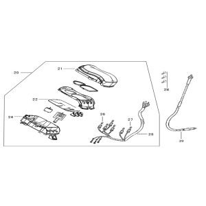 Cockpit-Teller Neco Lola schwarz rot