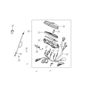 Cockpit - Thekenkabel Kymco Like 4-Takt
